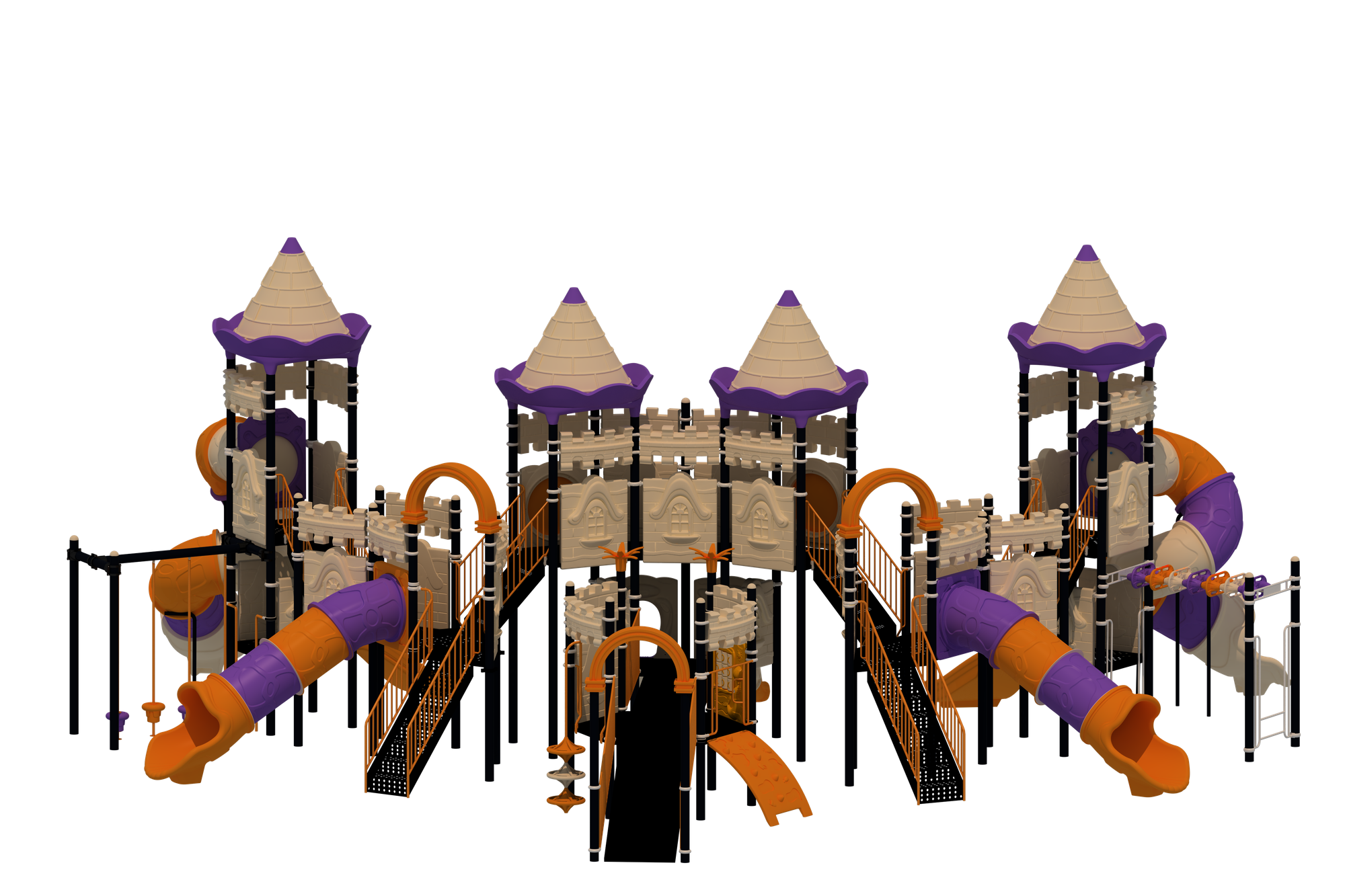 Kale Temalı Oyun Grubu B-200 PRK-208 | Temalı Metal Oyun Grupları | Erse Kent Mobilyaları